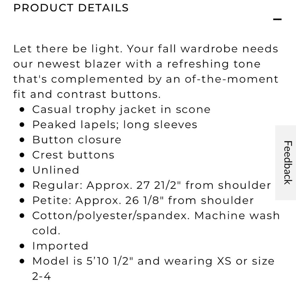 WHBM Casual Trophy Jacket - Picture 4 of 6